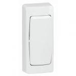 Legrand Bouton poussoir saillie étroit complet blanc
