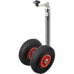 ProPlus Roue jockey double + jante en plastique et pneu rempli d'air 26x8,5cm