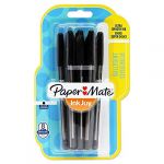 Paper Mate Inkjoy 100ST 8 Stylos bille avec capuchon Noir e moyenne 1 0mm sous blister