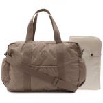 Jollein Sac à Langer Embossed Lily - Milky Coffee