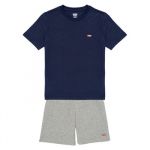 Levi's Ensembles enfant BATWING TEE KNIT SHORT Multicolore - Taille 2 ans,3 ans,6 ans,8 ans