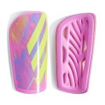 Adidas Protège-Tibias Tiro League - Lucid Pink/Lucid Lemon/Blue Fusion, pointure S: 120-140 cm - ['Rose'] - Taille S: 120-140 cm