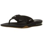 Reef Entertainment Reef Fanning, Flip-Flop Homme, Noir (Black/Silver) - 39 EU (6 UK)