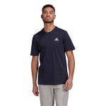 Adidas T-shirt manches courtes petit logo Bleu Marine - Taille S;XL