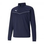 Puma Sweatshirt Demi Fermeture Teamrise S Peacoat / White