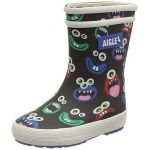 Aigle Bottes Baby Flac Play 2 motif monstres Noir Kids - Couleur Noir - Taille 23