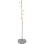 The home deco factory Porte manteaux - Miko - D 30 x H 180 cm - Gris