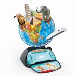 Clementoni Exploraglobe-Voyage en Temps réel-Jeux Éducatif pour Enfant-Apprendre en s'amusant-Fabriqué en Italie-Dès 7 Ans, 52779, Multicolroe