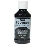 Pebeo Pouring Expériences - Peinture Acrylique Pré-mélangée Prête à l'Emploi - Idéal pour Fluid Art, Noir D'Ivoire, 118 ml