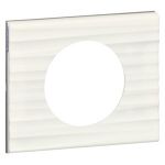 Legrand PLAQUE MATIERE 1 POSTE CORIAN CANNELE CELIANE 069011