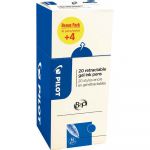 Pilot Stylos gel B2P - bleu - ecopack 20 dont 4 offerts