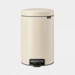 Brabantia Poubelle &agrave; P&eacute;dale NewIcon 12 L - Soft Beige
