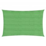 VidaXL Voile d'ombrage 160 g/m&sup2; Vert clair 3x6 m PEHD