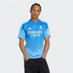 Adidas Real Madrid Maillot De Gardien Domicile 2025/26, pointure Medium - ['Bleu'] - Taille Medium