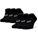 Asics 6 paires Invisible Sock Chaussettes Noir - Taille II