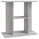 VidaXL Support pour aquarium sonoma gris 60x30x60 cm bois d'ing&eacute;nierie