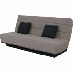 Banquette Clic clac 120x190 Tissu taupe MELISSA