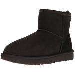 UGG australia UGG Femme Classic Mini Bottes Sans fermeture, Noir, 38 EU