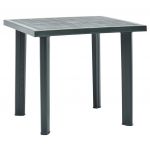 VidaXL Table de jardin Vert 80x75x72 cm Plastique
