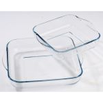 Borcam Plat à four Carré 22 et 28 cm 159028