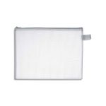 JPC Pochette zippée pour le courrier - en PVC renforcé - semi-transparente - 22x29 cm - ép 0,5 cm