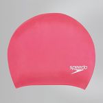 Speedo Pour Cheveux Longs Bonnet de Bain Femme, Rose Vif, Taille Unique