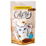 Catessy 65g Friandises fourrées volaille, fromage et taurine - Friandises pour chat