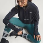 Adidas Tee-shirt de running &agrave; manches longues femme adi365 climawarm+