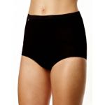 Sloggi Basic+ Maxi 4P, Culotte Taille haute Femme, Noir
