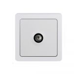 Debflex Prise TV saillie complète - blanc - Blok