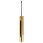 Xanlite Suspension Tempo en bois et laiton, culot E27 - COSDETEBOL