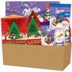 Milka Chocolat Noel Toblerone - 2 Pères Noël 2 Calendriers de lAvent 1 Minis Chocolat au Lait 2 Bonbons Oreo et Lait (1kg)