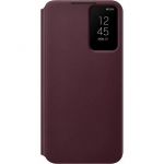 Samsung Galaxy S22 Plus Smart Clear View Cover Burgandy - EF-ZS906CEEGWW
