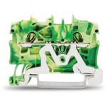 Wago Bornes de jonction RAPIDE 1.5mm² VERT-JAUNE Bornes de jonction à ressort 1.5mm² VERT-JAUNEBorne avec connexion rapide à re