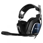 Astro Gaming 939-001664 - A40 TR 4e Génération, Casque PC Filaire, également Compatible Mac, PS4, Xbox One, Switch - Noir/Bleu