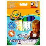 Crayola 8 feutres &agrave; colorier (lavable et pointes s&eacute;curis&eacute;es)