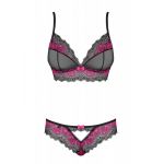 Obsessive Ensemble soutien-gorge 2 pièces Tulia - Noir/Rose