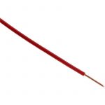Zenitech Fil d'alimentation électrique HO7V-U 1,5mm² Rouge - 25m