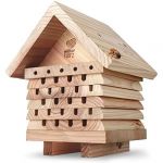 Ruche pour Abeilles Solitaires - Imperméable, Hôtel Abeilles, Ruche Abeille en Bois, Maison Insectes Abeille pour Jardin.