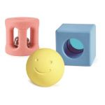 Hape Hochet fabriqué à§ Base de Riz Japonais, E0454, Pastel - Version Allemande