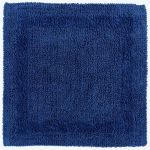 Tapis de douche en coton, 50 x 50 cm - Bleu marine - Homescapes