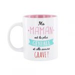 Declikdeco Mug En Céramique Rose Maman FAMILY