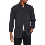 Jack & Jones Jjesheridan Shirt L/s, Chemise en Jean Homme, Noir (Black Denim Fit:Slim), XX-Large