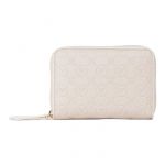 Valentino Porte-monnaie beige pour femme - Samba Re Zip Around Wallet Ecru 316991