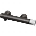 Essebagno Manopola mitigeur douche gun métal marbre - Gris