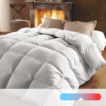 Reverie Couette 70% duvet 320gr traitée Proneem Blanc - Taille 220x240 cm;140x200 cm;200x200 cm;240x260 cm