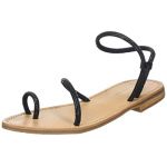 Les Tropéziennes par M. Belarbi Femme HODAXA Sandale, Noir, 40 EU