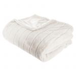 Plaid doux (230 cm) Manoir Blanc
