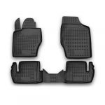 Omac Tapis de Sol pour Peugeot 307 2001-2008 Caoutchouc TPE Noir