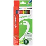 Stabilo 12 Crayons de couleur Greencolors assortis